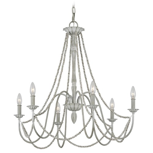 Visual Comfort Studio Collection Maryville Weathered Washed Grey Chandelier by Visual Comfort Studio F3240/6WGR