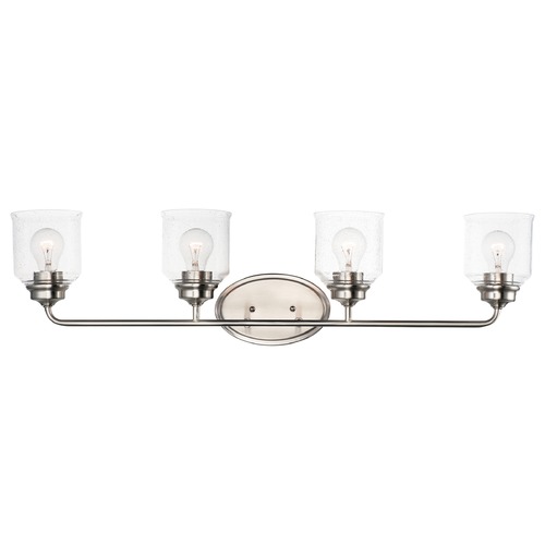 Maxim Lighting Acadia Satin Nickel Bathroom Light by Maxim Lighting 12264CDSN