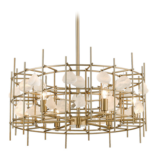 Garroway Aged Brass Chandelier by Z-Lite