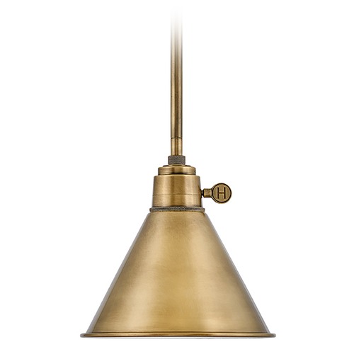 Hinkley Arti Small Pendant in Heritage Brass by Hinkley Lighting 3697HB