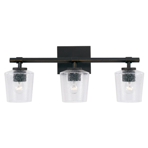 Ogden 23.50-Inch Vanity Light in Brushed Black Iron by Capital Lighting