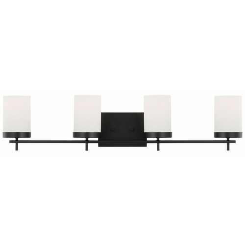 Visual Comfort Studio Collection Zire Midnight Black Bathroom Light