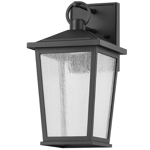 Troy Lighting Soren Textured Black LED Outdoor Wall Light