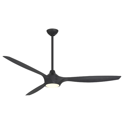 Pierce 65-Inch LED Smart Fan in Black by Minka Aire