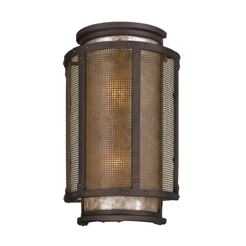 Copper Mountain 18.25-Inch Outdoor Wall Light in Centennial Rust by Troy Lighting