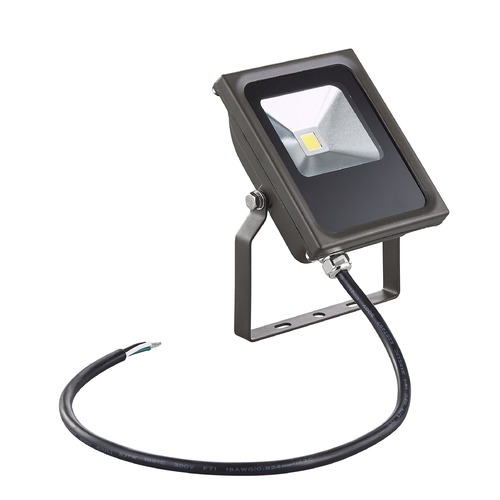 LED Flood Light Bronze 10-Watt 120v-277v 920 Lumens 5000K 110 Degree Beam Spread