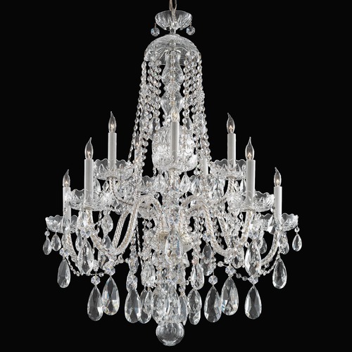 Crystorama Lighting Traditional Crystal Polished Chrome Chandelier
