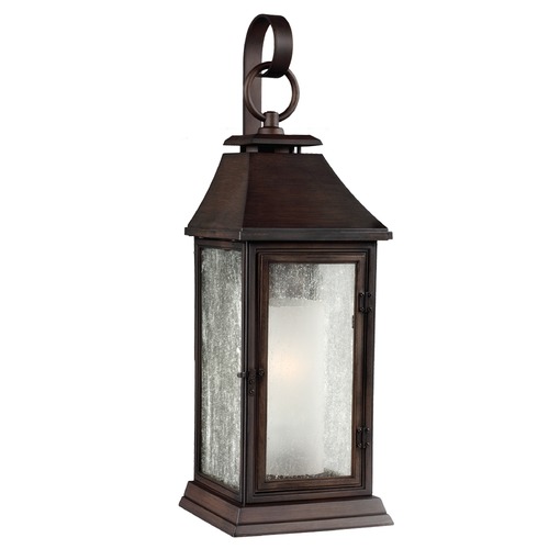 Shepherd 19.13-Inch Outdoor Light in Heritage Copper by Visual Comfort Studio