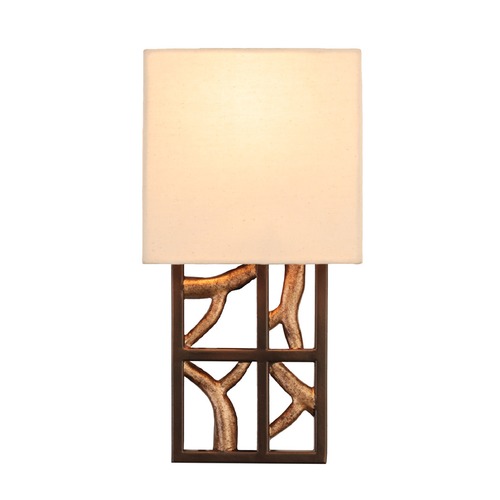 Inc. Hudson Bronze Gold Sconce by Kalco Lighting