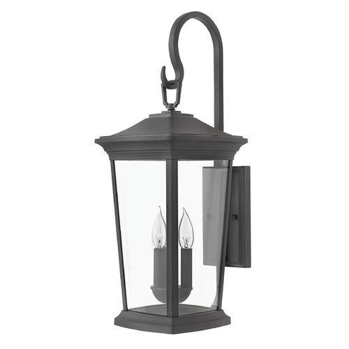 Bromley 24.75-Inch Outdoor Wall Light in Museum Black by Hinkley Lighting