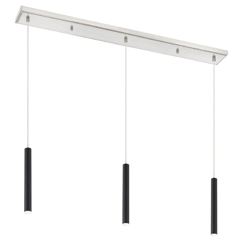 Z-Lite Forest Brushed Nickel LED Multi-Light Pendant by Z-Lite 917MP12-MB-LED-3LBN