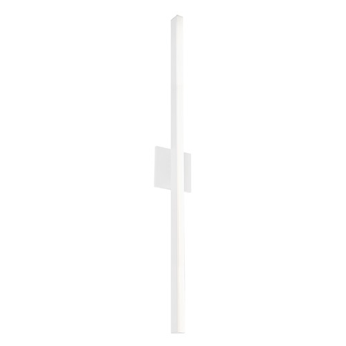 Modern White LED Sconce with Frosted Shade 3000K 1100LM by Kuzco Lighting