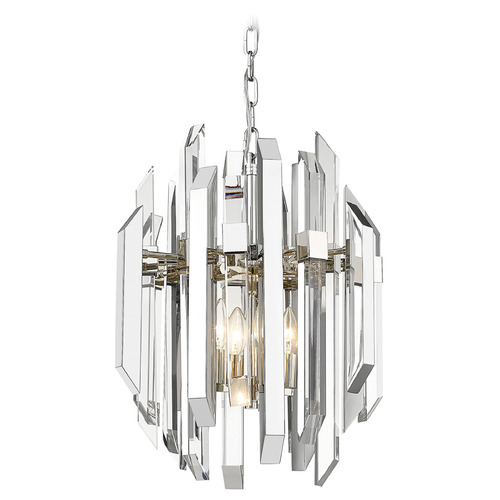 Z-Lite Bova Polished Nickel Pendant by Z-Lite 4006-4PN