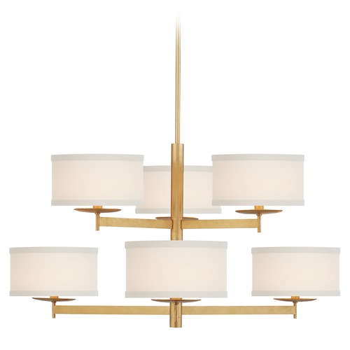 Visual Comfort Signature Collection Kate Spade New York Walker Chandelier in Gild by Visual Comfort Signature KS5070GL