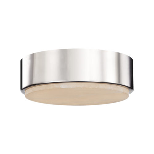 Alora Lighting Alan Pepin Blanco Polished Nickel LED Flushmount Light