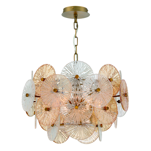 Sue-Anne 20-Inch Pendant in Gold by Eurofase Lighting