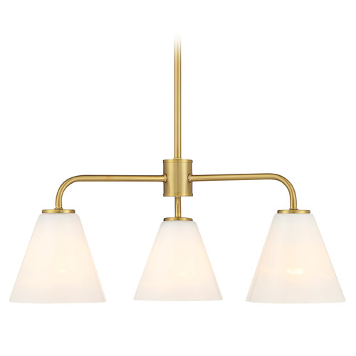 Savoy House Lighting Blair Warm Brass Chandelier