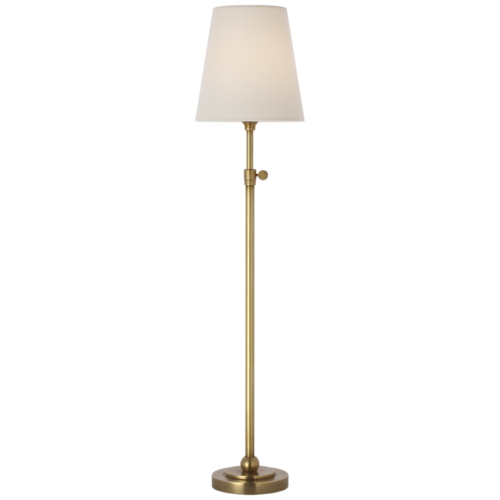 Visual Comfort Signature Collection Bryant Adjustable Cordless Table Lamp in Antique Brass by VC Signature TOB3107HAB-L-CL