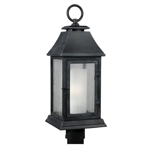 Visual Comfort Studio Collection Shepherd Outdoor Post Light in Weathered Zinc by Visual Comfort Studio OL10608DWZ