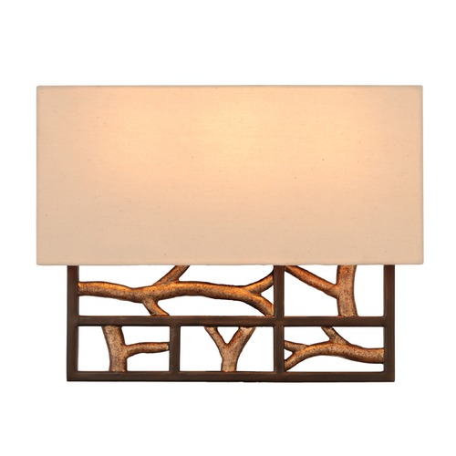 Hudson Bronze Gold Sconce by Kalco Lighting
