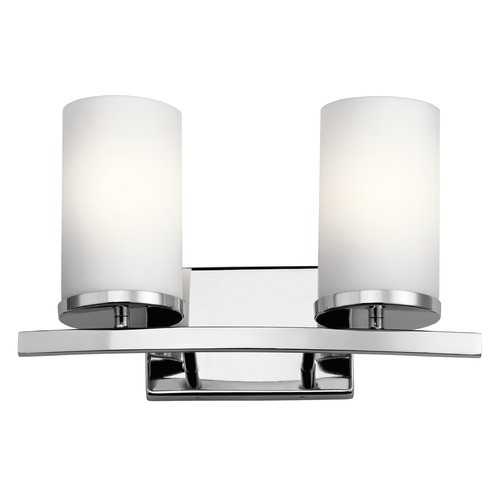 Crosby 15-Inch Chrome Vanity Light by Kichler Lighting