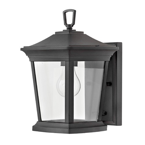 Bromley 11.75-Inch Outdoor Wall Light in Museum Black by Hinkley Lighting