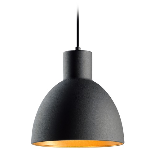 Maxim Lighting Cora Black & Gold Mini Pendant by Maxim Lighting 11022BKGLD