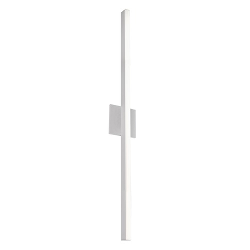 Kuzco Lighting Modern Brushed Nickel LED Sconce with Frosted Shade 3000K 1100LM WS10336-BN