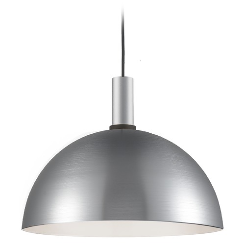 Kuzco Lighting Archibald Brushed Nickel & Black Pendant by Kuzco Lighting 492316-BN/BK