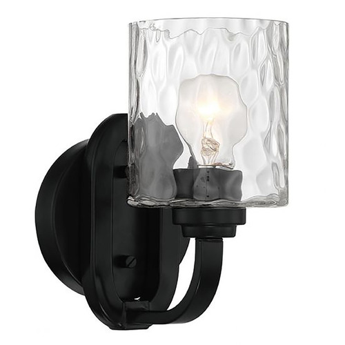 Craftmade Lighting Collins Flat Black Sconce by Craftmade Lighting 54261-FB