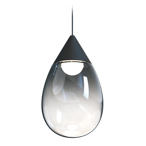 Dewdrop Black LED Mini Pendant by ET2 Lighting