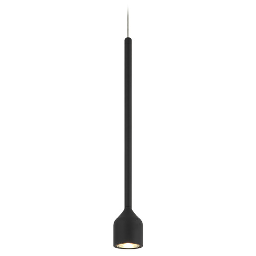Matteo Lighting Matteo Lighting Lumenagio Matte Black LED Mini-Pendant Light with Bowl / Dome Shade C35401MB