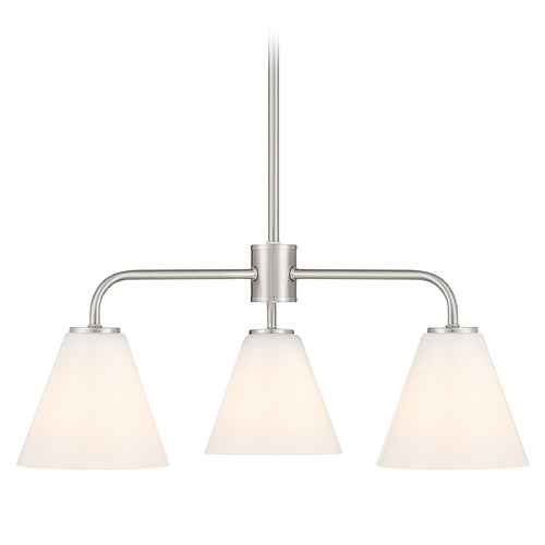 Savoy House Lighting Blair Satin Nickel Chandelier