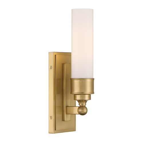 Crystorama Lighting Wilcox Aged Brass LED Sconce