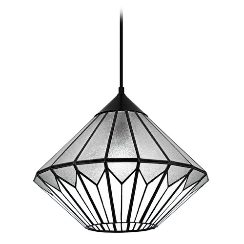 Quoizel Lighting Olivier Matte Black Pendant Light with Conical Shade