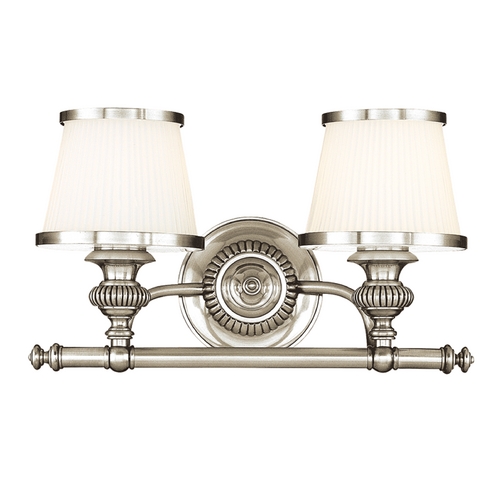 Hudson Valley Lighting Milton 2-Light Bath Light in Polished Nickel by Hudson Valley Lighting 2002-PN