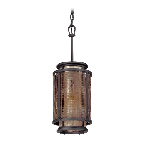 Copper Mountain 8.50-Inch Pendant in Old Silver by Troy Lighting