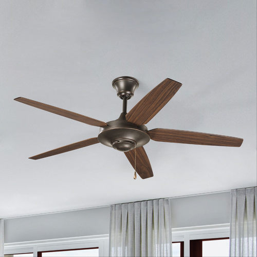 Air Pro 54-Inch Ceiling Fan in Antique Bronze by Progress Lighting