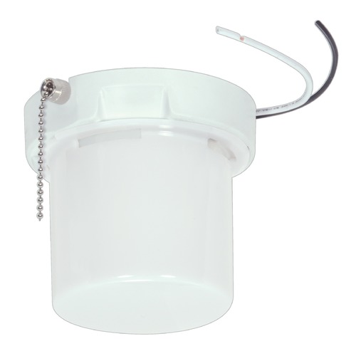 Satco Lighting White Flush Mount by Satco Lighting 90/2615