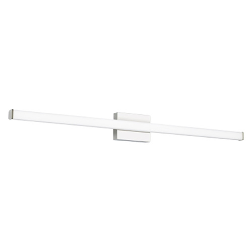 Lufe Square 48-Inch LED Bath Light in Chrome by Visual Comfort Modern
