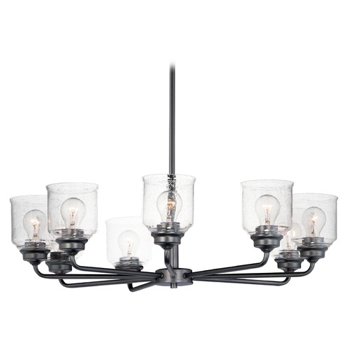 Acadia Black Chandelier by Maxim Lighting