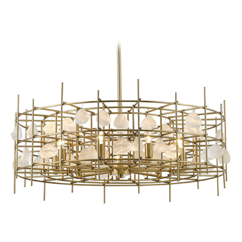 Z-Lite Garroway Aged Brass Chandelier by Z-Lite 4007-32AGBR