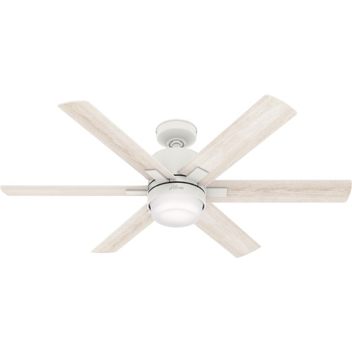 Hunter Fan Company Radeon Matte White LED Ceiling Fan by Hunter Fan Company 50952