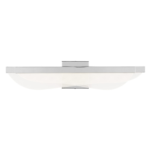 Visual Comfort Modern Collection Sean Lavin Nyra 25-Inch 277V LED Bath Light in Nickel by Visual Comfort Modern 700BCNYR25N-LED930-277