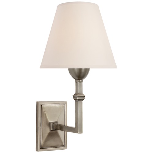 Visual Comfort Signature Collection Alexa Hampton Jane Wall Sconce in Antique Nickel by Visual Comfort Signature AH2305ANNP