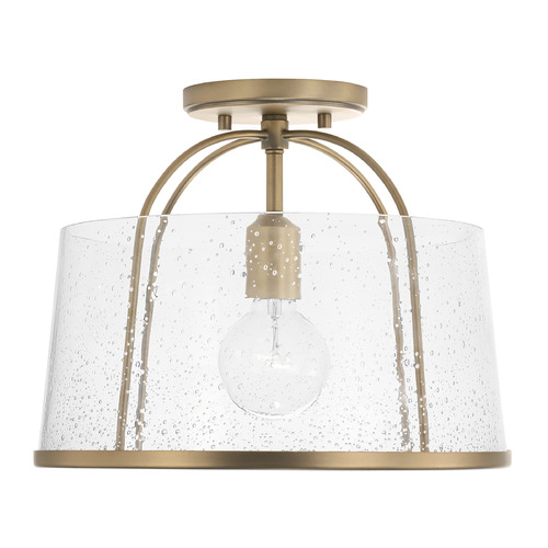 Madison Dual Mount Pendant in Aged Brass by HomePlace Lighting