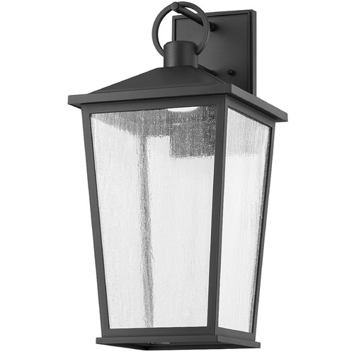 Troy Lighting Soren Textured Black LED Outdoor Wall Light
