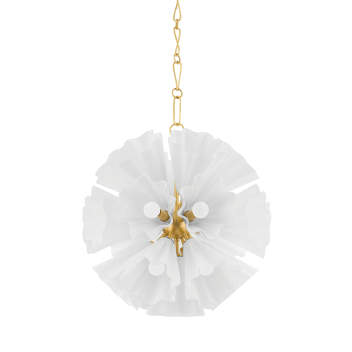 Capri 24-Inch Pendant in Aged Brass by Hudson Valley Lighting
