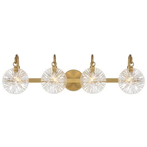 Savoy House Lighting Addison Warm Brass Bathroom Light