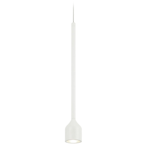 Matteo Lighting Matteo Lighting Lumenagio White LED Mini-Pendant Light with Bowl / Dome Shade C35401WH